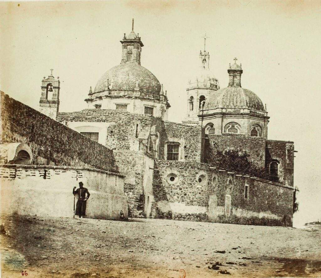 FOTOGRAFÍA DE E. LEROY, "LA CRUZ, QUERÉTARO", CA. 1863-1865. BIBLIOTECA NACIONAL DE FRANCIA